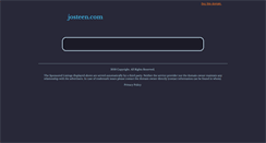 Desktop Screenshot of josteen.com